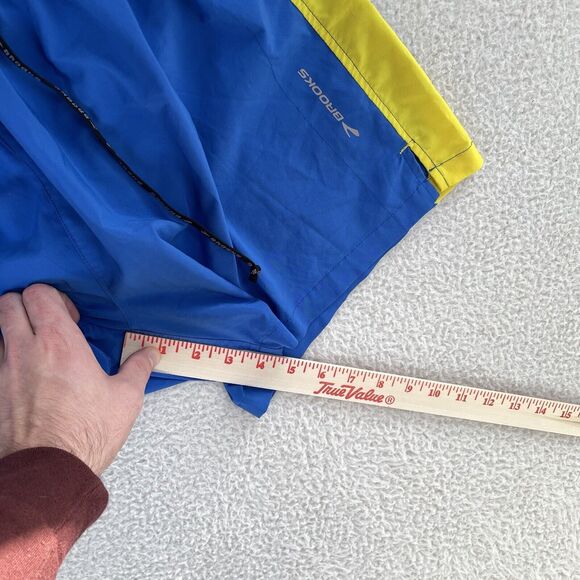 Brooks Equilibrium Shorts Womens Large Blue Running Cycling Back Pocket - Picture 13 of 14